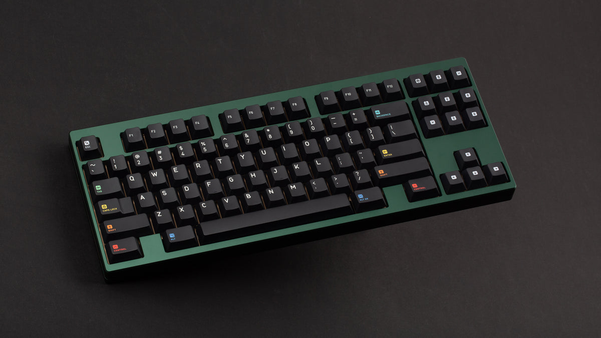  Keycapsule Prism on a green Keycult No. 1 angled 