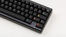 Load image into Gallery viewer, Keycapsule Prism on a black Keycult Zero with PC WKL Accent Layout Bars close up on right side angled