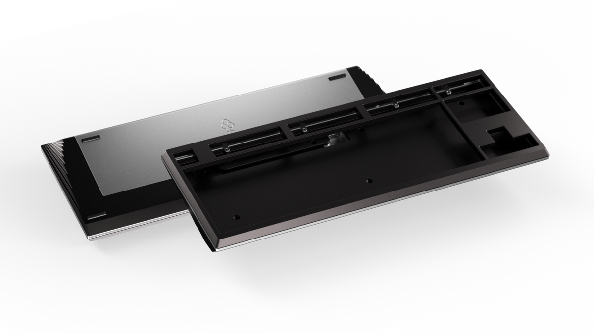 render of Keycult No. 3 black with silver accents