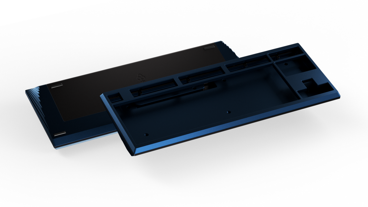 render of Keycult No. 3 navy with black accents