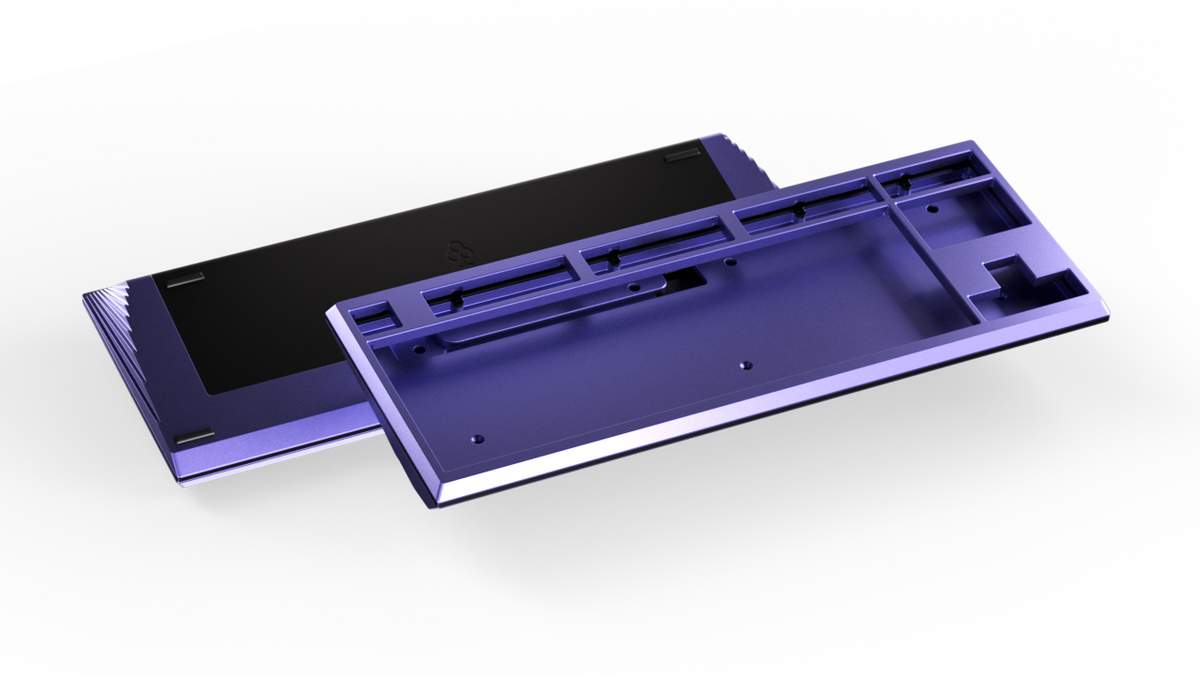 render of Keycult No. 3 purple with black accents