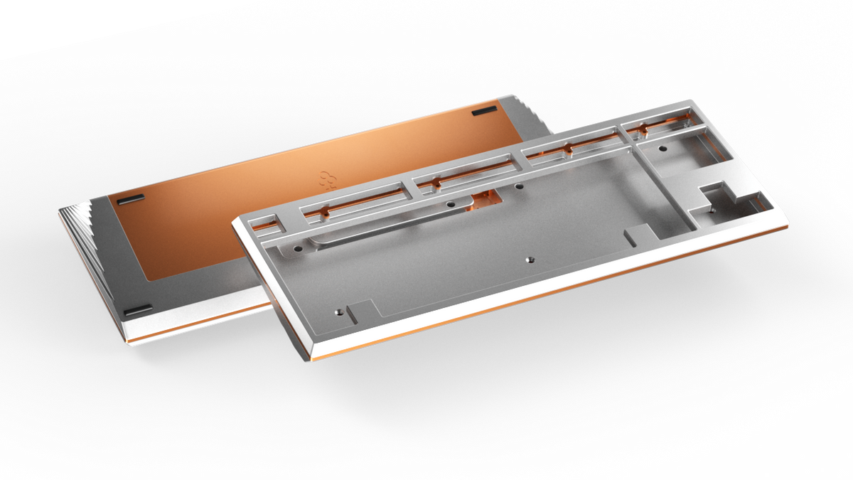 render of Keycult No. 3 silver with copper accents
