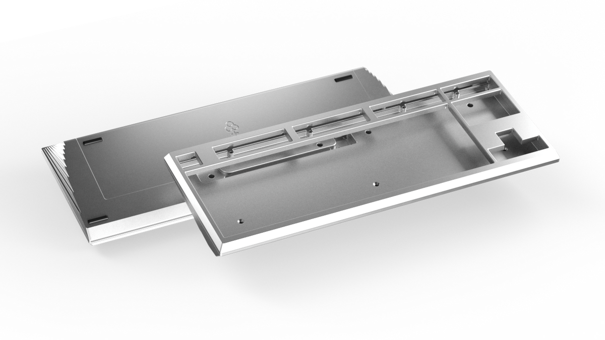 render of Keycult No. 3 silver with silver accents