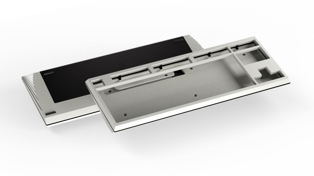 render of Keycult No. 3 white with black accents