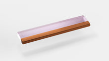 Load image into Gallery viewer, render of 65% PC wrist rest with copper bar