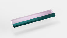 Load image into Gallery viewer, render of 65% PC wrist rest with dark teal bar