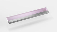 Load image into Gallery viewer, render of TKL PC wrist rest with silver bar