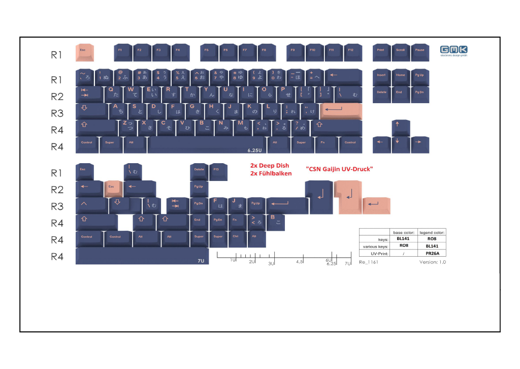  $105-115 GMK Leftovers 