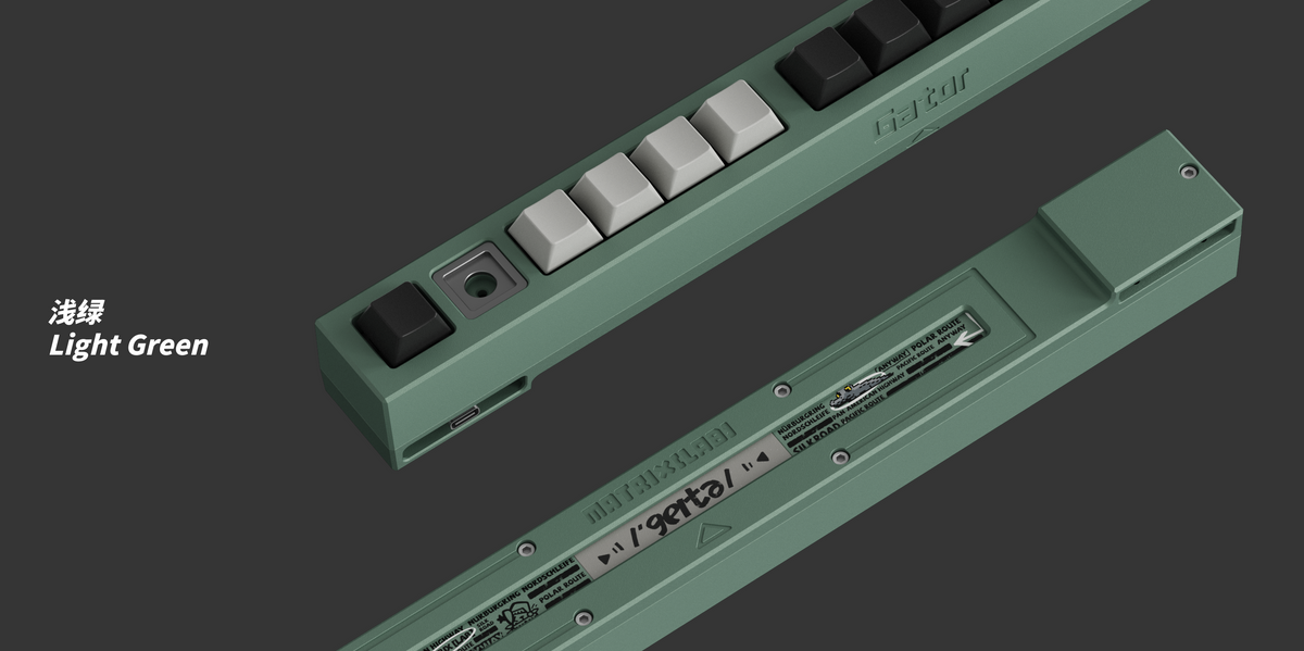  render of a Light Green Gator 