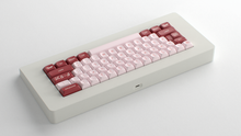 Load image into Gallery viewer, render of GMK MTNU Darling on an offwhite piggy keyboard back view