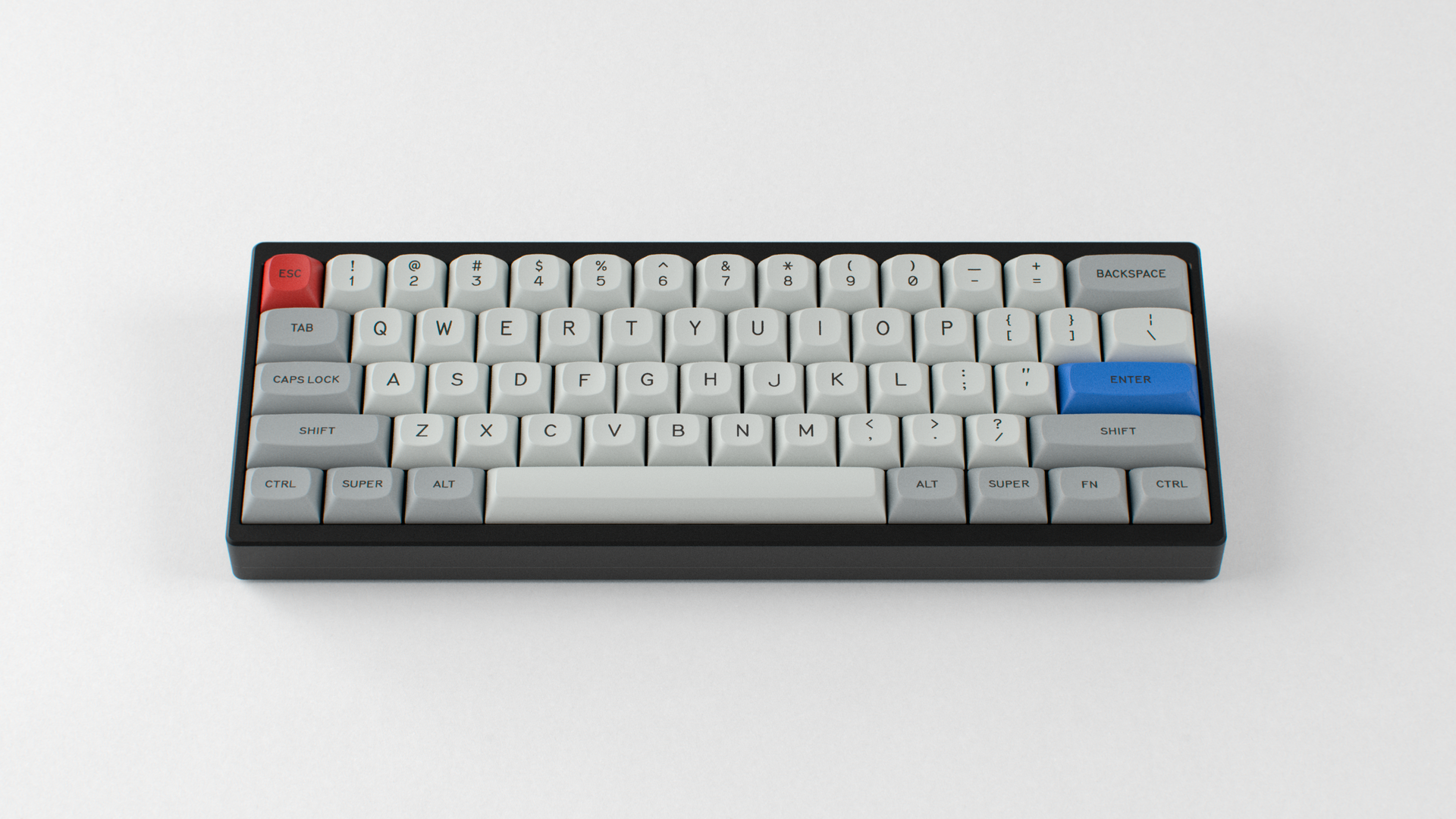 render of MTNU Granite on a Keycult No.1 keyboard 