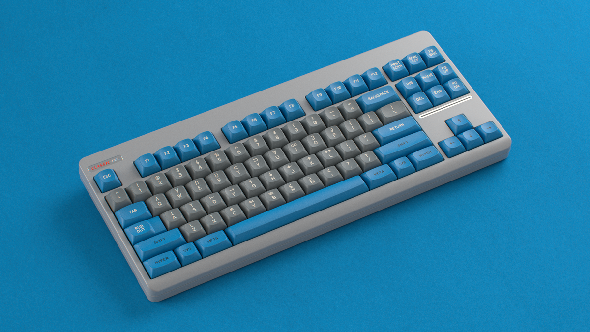  render of MTNU Space Cadet on a Classic TKL 