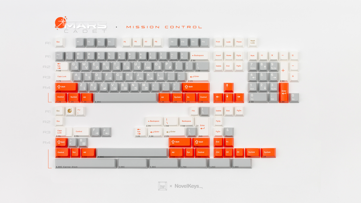  GMK CYL Mars Cadet Base Kit 