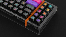 Load image into Gallery viewer, render of GMK Mictlan Rebirth in MTNU on a p60 xt back view close up on left side