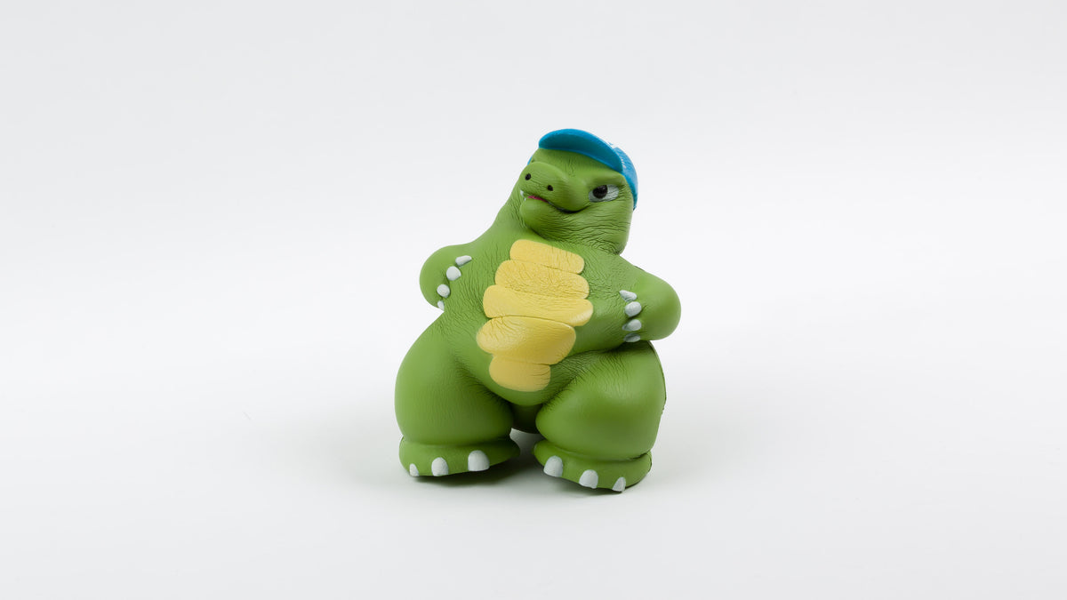 RONZILLA Squishy Kaiju showing squishiness from top front 