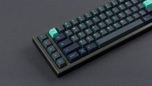 Load image into Gallery viewer, Key Kobo Abyss on a dark grey hammered texture keyboard zoomed in on left
