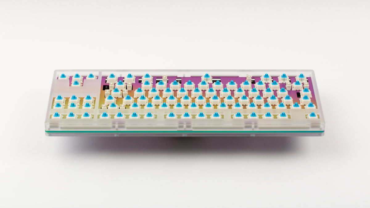  Keycult No. 1 / TKL Series 22 with NovelKeys Classic Blue switches installed back view 