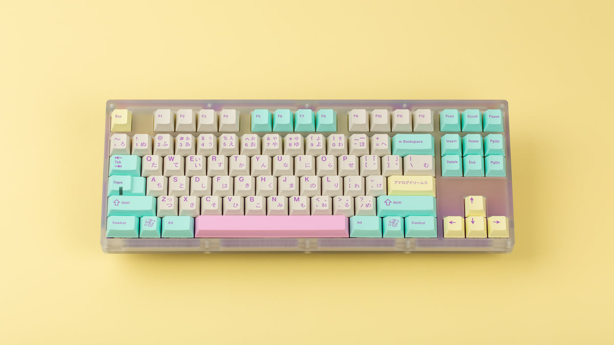  Keycult No. 1 / TKL Series 22 with keycaps on yellow background 