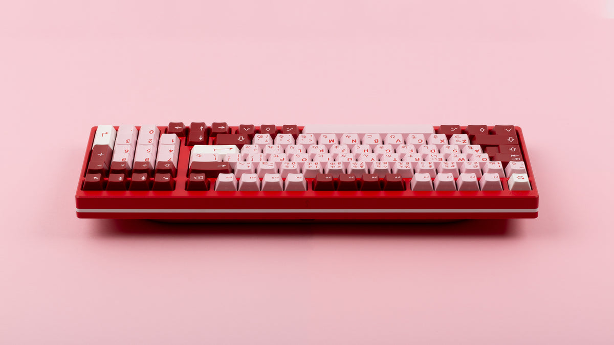  Keycult No. 1/1800 Darling Edition with GMK CYL Darling keycaps back view 