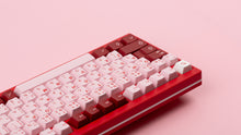 Load image into Gallery viewer, Keycult No. 1/1800 Darling Edition with GMK CYL Darling keycaps close up on left side back view