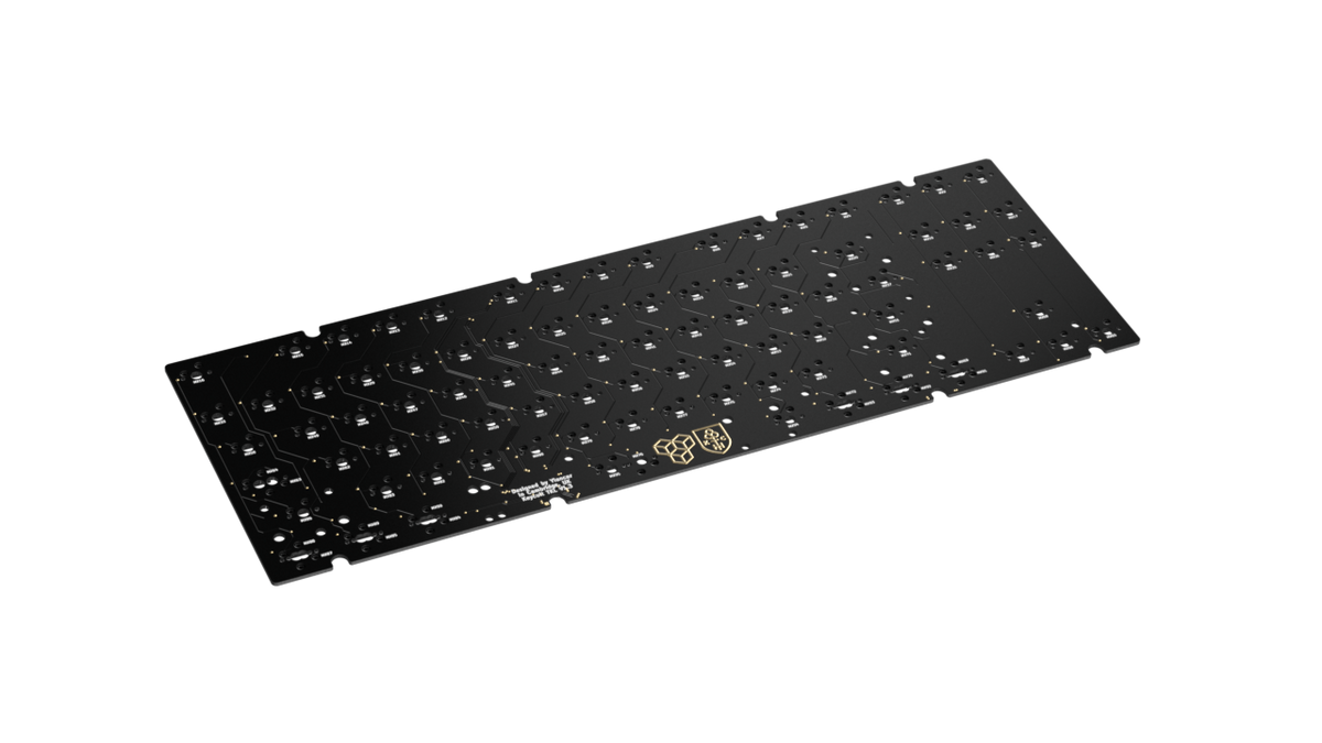  render of Keycult No. 3 PCB hotswap 