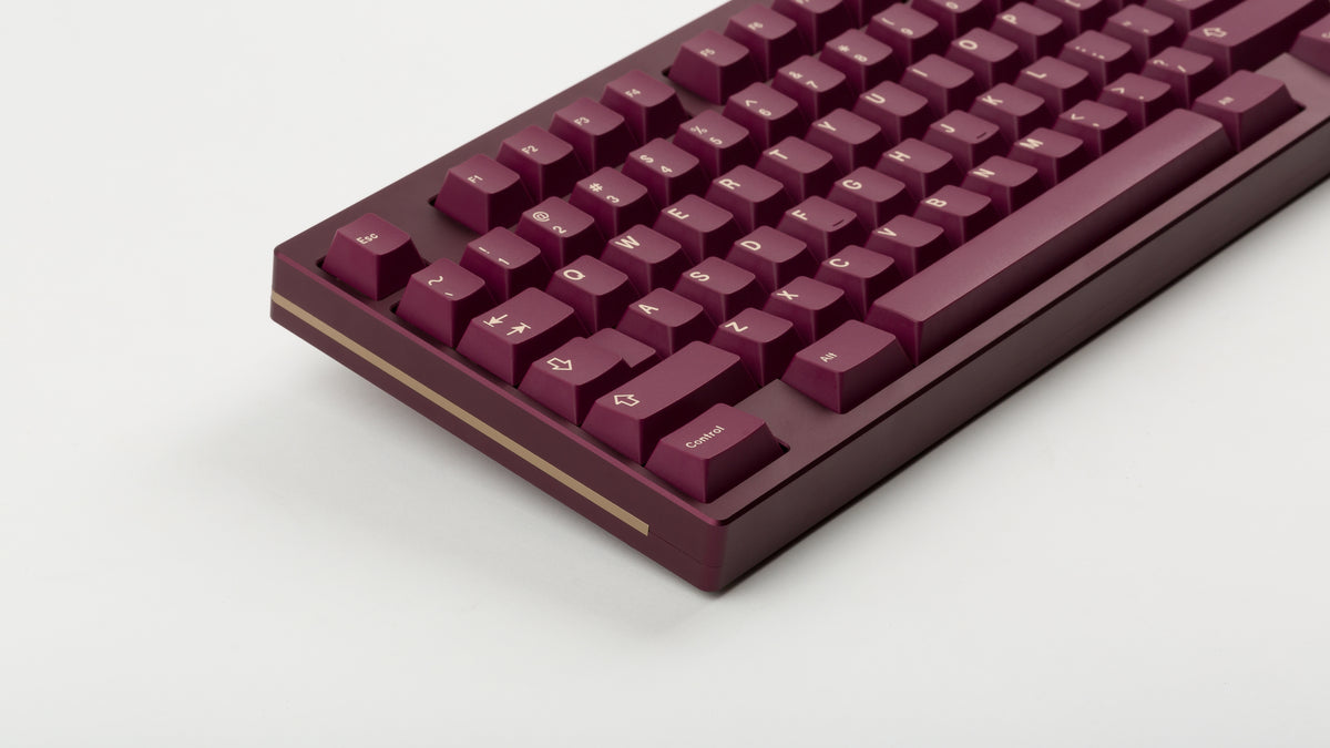  Keycult No.1 TKL Purple Violet close up left side 