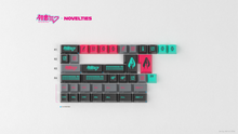 Load image into Gallery viewer, render of GMK CYL Hatsune Miku novelties kit
