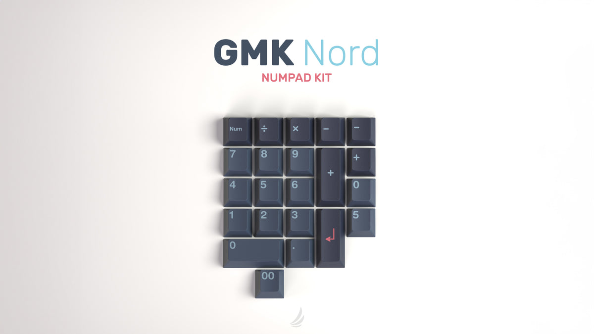  render of GMK CYL Nord Numpad Kit 