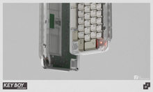 Load image into Gallery viewer, Render of Key Boy Advance keyboard in PC Clear