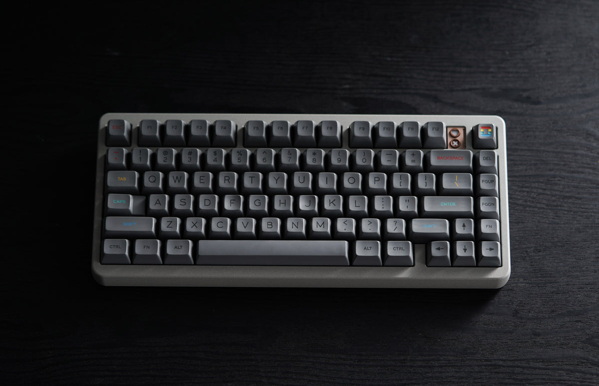  TOLNTOY PLATO Prologue Sesame Grey with keycaps 