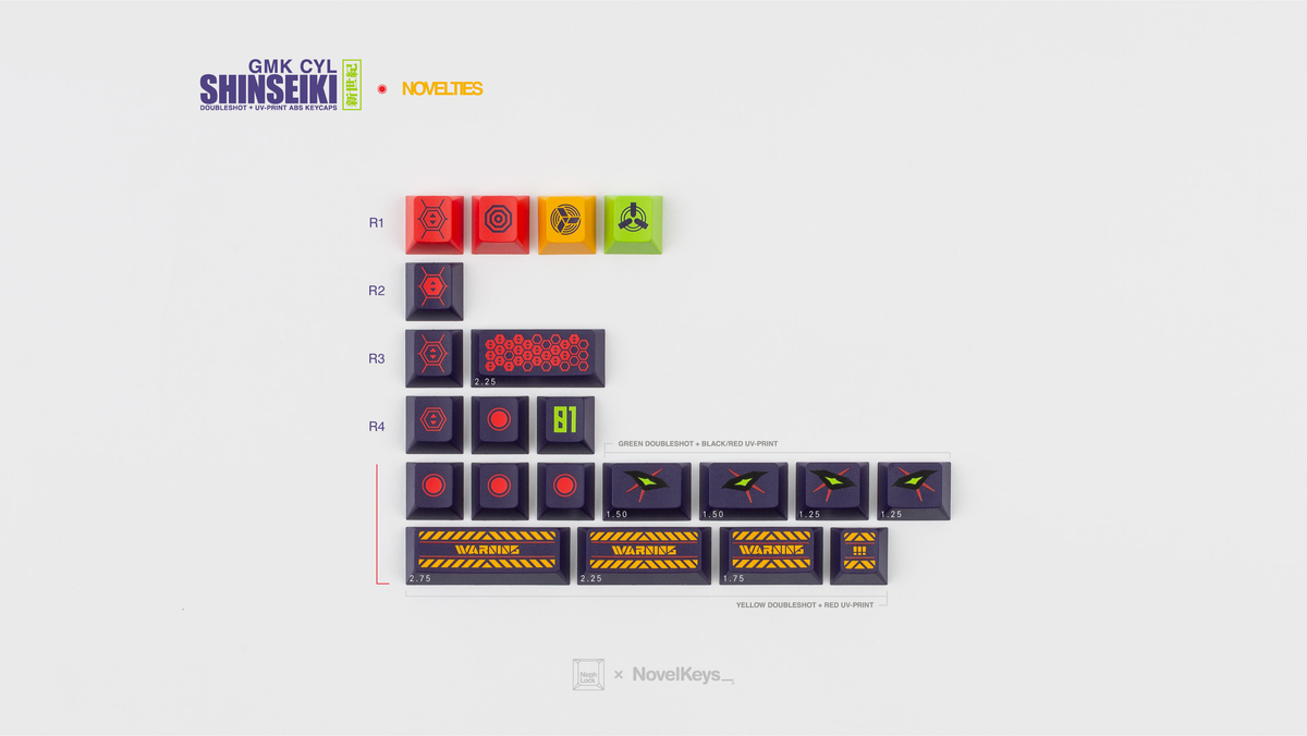  GMK CYL Shinseiki novelties kit 