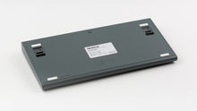 Load image into Gallery viewer, Back of Smurve80 keyboard in Graphite showing adjustable feet