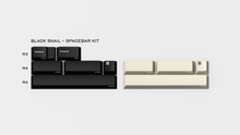 Load image into Gallery viewer, GMK CYL Black Snail spacebar kit