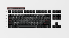 Load image into Gallery viewer, render of GMK CYL Evil Dolch TKL kit