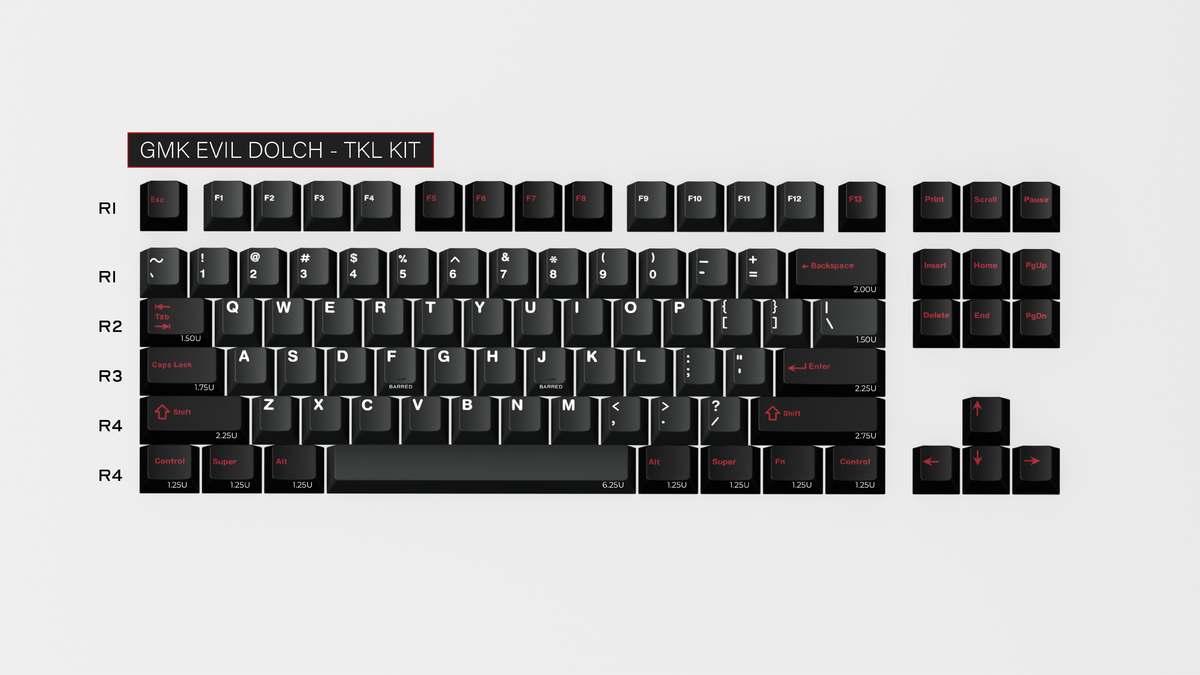  render of GMK CYL Evil Dolch TKL kit 