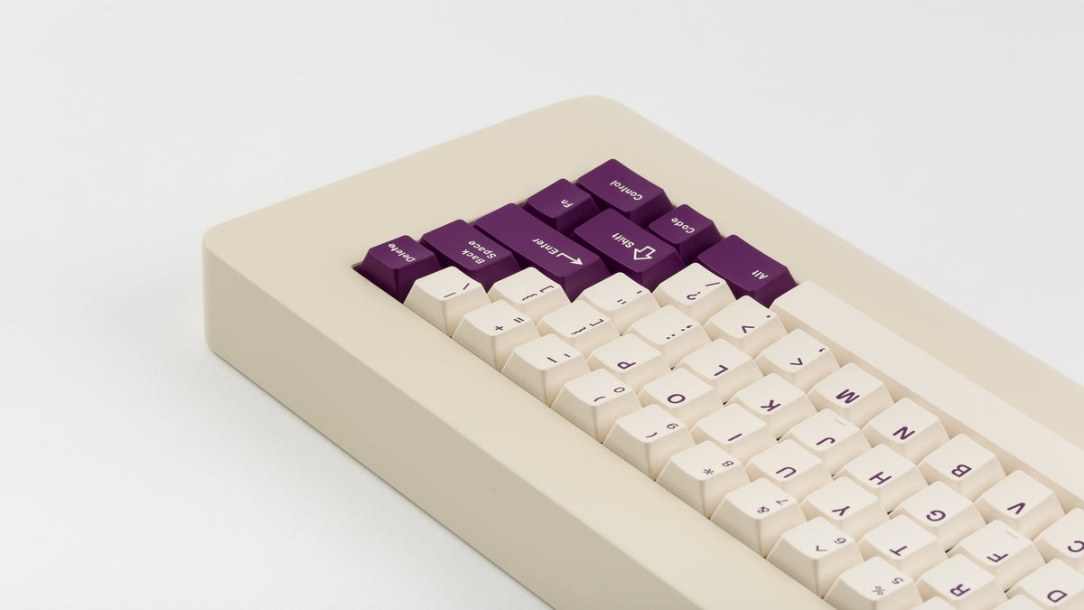  Key Kobo VoC on a beige keyboard back view right side 