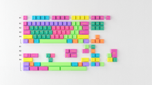 Load image into Gallery viewer, render of GMK CYL Windbreaker base kit
