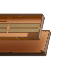 Load image into Gallery viewer, hidden render of cloudnine with amber copper hhkb combo