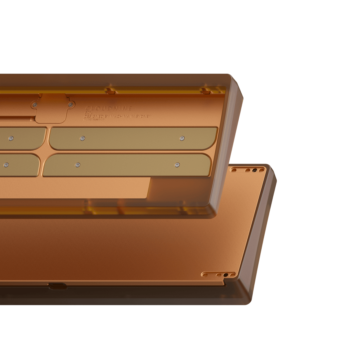  hidden render of cloudnine with amber copper hhkb combo 