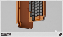 Load image into Gallery viewer, Render of Key Boy Advance keyboard in Coated Alu Topaz Orange