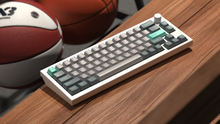 Load image into Gallery viewer, render of GMK CYL Hyperfuse R3 keycaps on a keyboard
