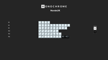 Load image into Gallery viewer, render of GMK CYL Monochrome NorDeUK Kit