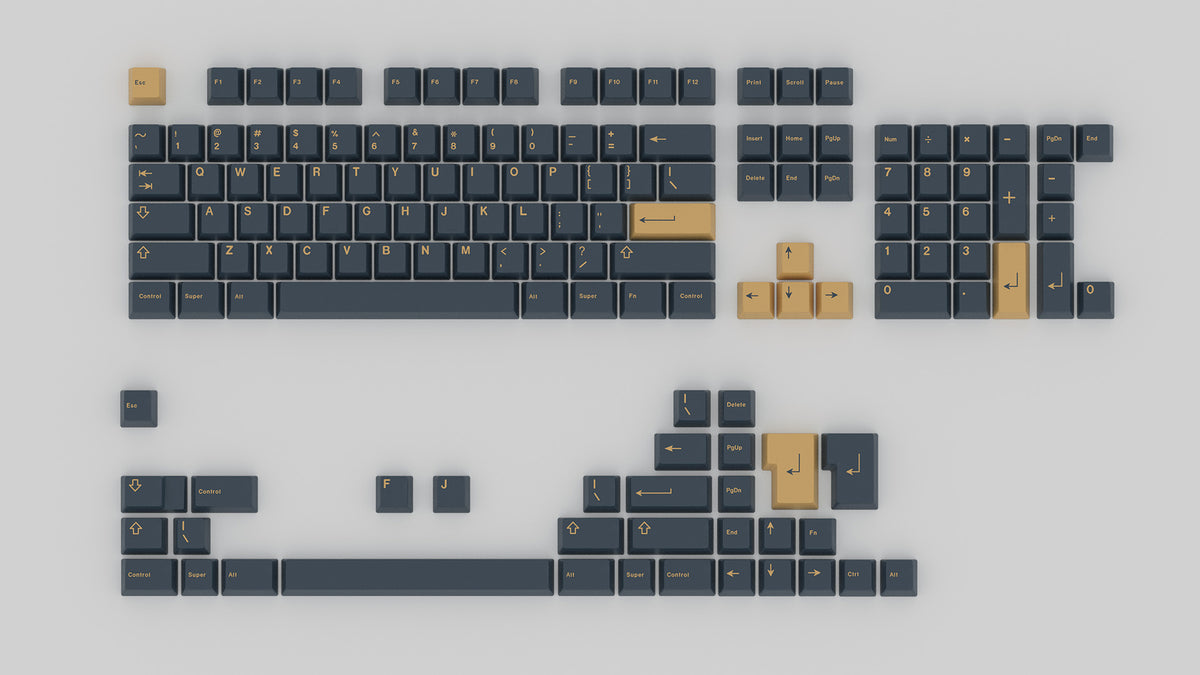  render of GMK CYL Moonlight Base Kit 