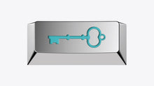 Load image into Gallery viewer, render of GMK CYL Finer Things R2 Enter artisan keycap, top view