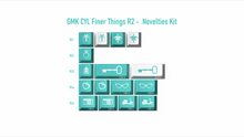 Load image into Gallery viewer, render of GMK CYL Finer Things R2 Novelties kit
