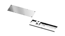 Load image into Gallery viewer, TOFULL Bottom Case — RAW Anodized Silver w/ textures