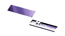 Load image into Gallery viewer, TOFULL Bottom Case — RAW Anodized Deep Purple w/ textures