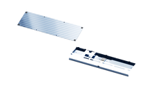 Load image into Gallery viewer, TOFULL Bottom Case — RAW Anodized Light Blue w/ textures