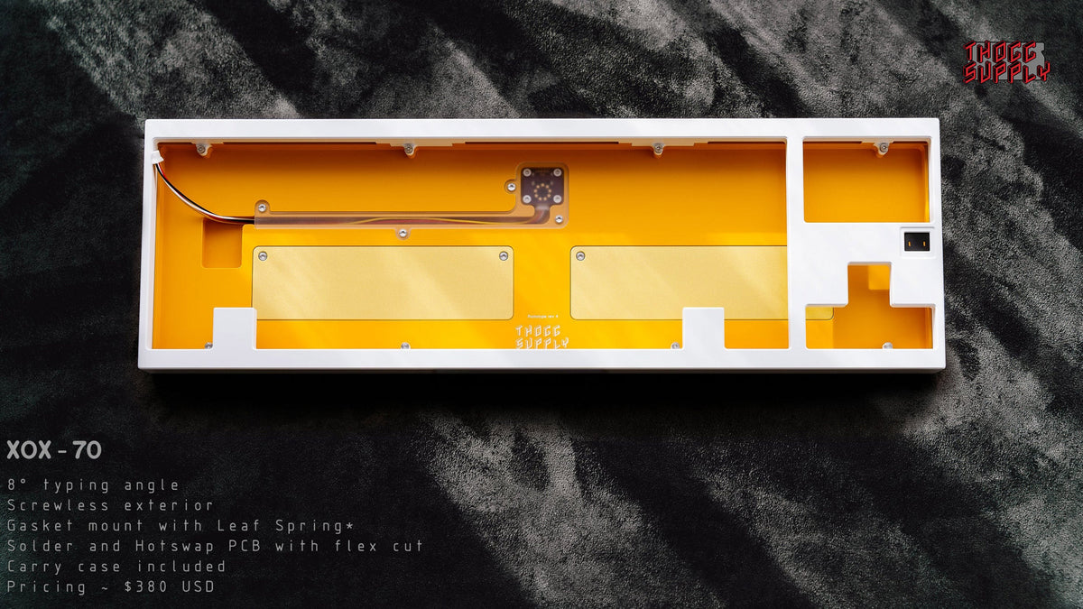  XOX70 FRL TKL case in Sunnie color 