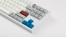 Load image into Gallery viewer, GMK CYL Mandalorian on white keyboard zoomed in on right